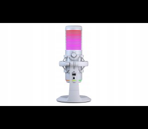 Rampage Bemol mikrofon gamingowy USB C RGB biały do podcastów