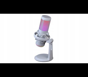 Rampage Bemol mikrofon gamingowy USB C RGB biały do podcastów