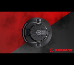 Rampage Diyez mikrofon gamingowy dotykowy RGB USB C czarny