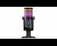 Rampage Diyez mikrofon gamingowy dotykowy RGB USB C czarny Rampage Diyez mikrofon gamingowy dotykowy RGB USB C czarny