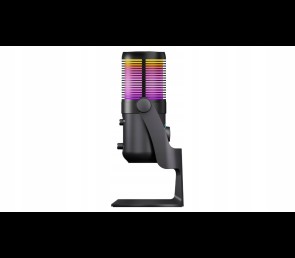 Rampage Diyez mikrofon gamingowy dotykowy RGB USB C czarny