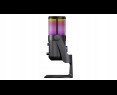 Rampage Diyez mikrofon gamingowy dotykowy RGB USB C czarny Rampage Diyez mikrofon gamingowy dotykowy RGB USB C czarny