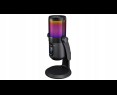 Rampage Diyez mikrofon gamingowy dotykowy RGB USB C czarny Rampage Diyez mikrofon gamingowy dotykowy RGB USB C czarny