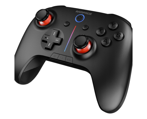 Rampage Hydra kontroler bezprzewodowy pad gaming RGB Bluetooth Android PC