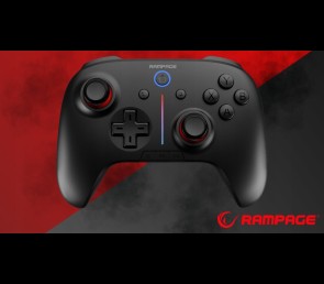 Rampage Hydra kontroler bezprzewodowy pad gaming RGB Bluetooth Android PC