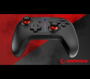 Rampage Hydra kontroler bezprzewodowy pad gaming RGB Bluetooth Android PC