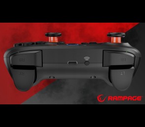 Rampage Hydra kontroler bezprzewodowy pad gaming RGB Bluetooth Android PC