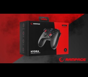 Rampage Hydra kontroler bezprzewodowy pad gaming RGB Bluetooth Android PC