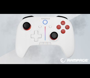 Rampage Hydra kontroler gamingowy bezprzewodowy RGB biały