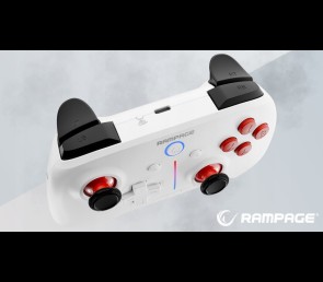 Rampage Hydra kontroler gamingowy bezprzewodowy RGB biały