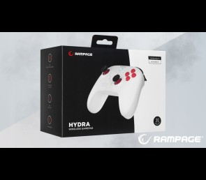 Rampage Hydra kontroler gamingowy bezprzewodowy RGB biały