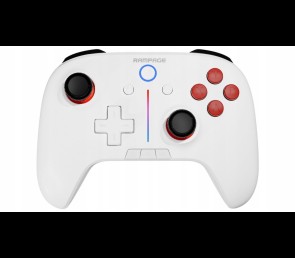 Rampage Hydra kontroler gamingowy bezprzewodowy RGB biały