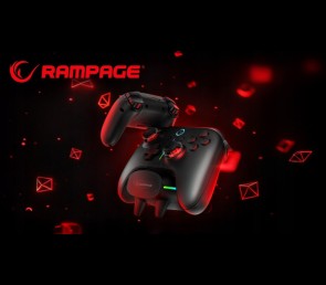Rampage Hydra Pro Kontroler Bezprzewodowy RGB z Stacją Ładującą Wygodny