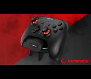 Rampage Hydra Pro Kontroler Bezprzewodowy RGB z Stacją Ładującą Wygodny