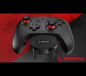 Rampage Hydra Pro Kontroler Bezprzewodowy RGB z Stacją Ładującą Wygodny
