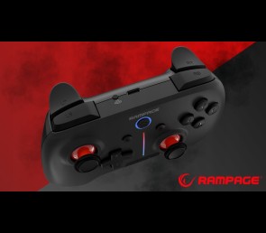 Rampage Hydra Pro Kontroler Bezprzewodowy RGB z Stacją Ładującą Wygodny