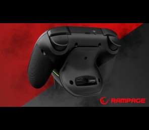 Rampage Hydra Pro Kontroler Bezprzewodowy RGB z Stacją Ładującą Wygodny