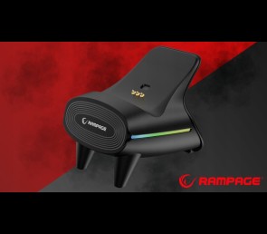 Rampage Hydra Pro Kontroler Bezprzewodowy RGB z Stacją Ładującą Wygodny