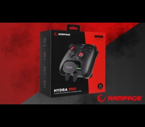 Rampage Hydra Pro Kontroler Bezprzewodowy RGB z Stacją Ładującą Wygodny