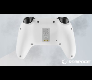 Rampage Hydra Pro kontroler RGB bezprzewodowy pad z stacją ładującą biały