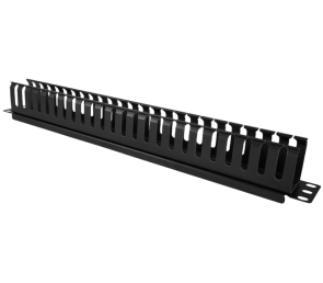 Organizator kabli Alantec 1U 19 cali z pokrywą maskującą czarny