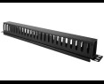 Organizator kabli Alantec 1U 19 cali z pokrywą maskującą czarny Organizator kabli Alantec 1U 19 cali z pokrywą maskującą czarny