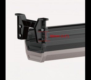 Organizer Maclean MC-106 podbiurkowy na kable czarny