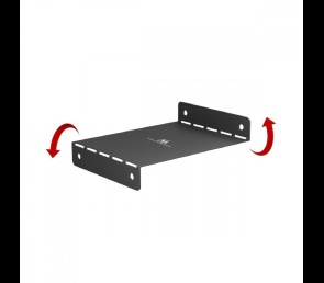 Organizer na kable Maclean MC-107 B kompaktowy podbiurkowy czarny