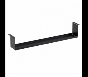 Organizer na kable Maclean MC-107 B kompaktowy podbiurkowy czarny