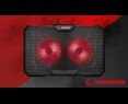 Rampage AD-RC12 CLAW Podstawka chłodząca laptop 15-17 cal RGB regulowana Rampage AD-RC12 CLAW Podstawka chłodząca laptop 15-17 cal RGB regulowana