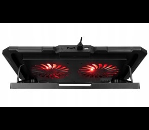 Rampage AD-RC12 CLAW Podstawka chłodząca laptop 15-17 cal RGB regulowana