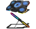 Rampage AD-RC13 BELLATRIX podstawka chłodząca laptop 15-17 RGB regulowana