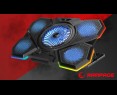 Rampage AD-RC13 BELLATRIX podstawka chłodząca laptop 15-17 RGB regulowana