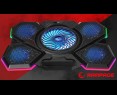 Rampage AD-RC13 BELLATRIX podstawka chłodząca laptop 15-17 RGB regulowana