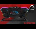Rampage AD-RC13 BELLATRIX podstawka chłodząca laptop 15-17 RGB regulowana