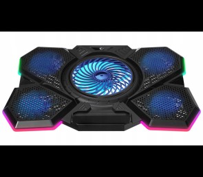 Rampage AD-RC13 BELLATRIX podstawka chłodząca laptop 15-17 RGB regulowana