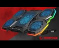 Rampage AD-RC14 X-RANGER podstawka chłodząca 9-17 cali RGB gamingowa Rampage AD-RC14 X-RANGER podstawka chłodząca 9-17 cali RGB gamingowa