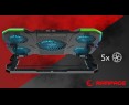 Rampage AD-RC14 X-RANGER podstawka chłodząca 9-17 cali RGB gamingowa Rampage AD-RC14 X-RANGER podstawka chłodząca 9-17 cali RGB gamingowa