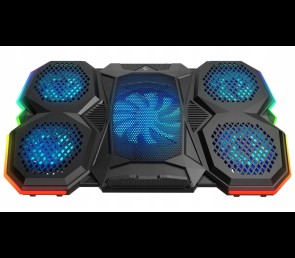 Rampage AD-RC14 X-RANGER podstawka chłodząca 9-17 cali RGB gamingowa