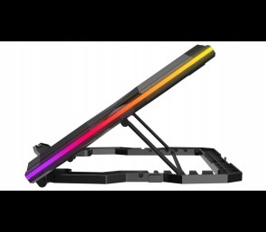 Rampage AD-RC14 X-RANGER podstawka chłodząca 9-17 cali RGB gamingowa