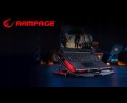 Rampage AD-RC4 Podstawka chłodząca pod laptop gaming czarna LED regulowana Rampage AD-RC4 Podstawka chłodząca pod laptop gaming czarna LED regulowana