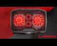 Rampage AD-RC4 Podstawka chłodząca pod laptop gaming czarna LED regulowana Rampage AD-RC4 Podstawka chłodząca pod laptop gaming czarna LED regulowana