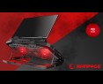 Rampage AD-RC4 Podstawka chłodząca pod laptop gaming czarna LED regulowana Rampage AD-RC4 Podstawka chłodząca pod laptop gaming czarna LED regulowana