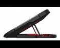 Rampage AD-RC4 Podstawka chłodząca pod laptop gaming czarna LED regulowana Rampage AD-RC4 Podstawka chłodząca pod laptop gaming czarna LED regulowana