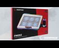 Rampage FREEZ Podstawka chłodząca laptopy 9-17 6 wentylatorów RGB srebrna Rampage FREEZ Podstawka chłodząca laptopy 9-17 6 wentylatorów RGB srebrna