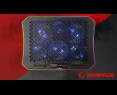 Rampage METAFOR Podkładka chłodząca pod laptopa 10 19 cali RGB USB cicha Rampage METAFOR Podkładka chłodząca pod laptopa 10 19 cali RGB USB cicha