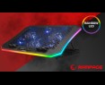 Rampage METAFOR Podkładka chłodząca pod laptopa 10 19 cali RGB USB cicha Rampage METAFOR Podkładka chłodząca pod laptopa 10 19 cali RGB USB cicha
