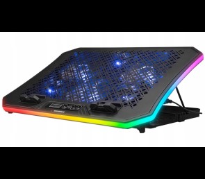 Rampage METAFOR Podkładka chłodząca pod laptopa 10 19 cali RGB USB cicha