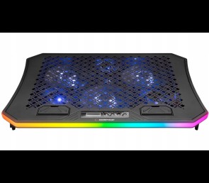 Rampage METAFOR Podkładka chłodząca pod laptopa 10 19 cali RGB USB cicha
