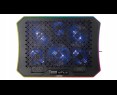Rampage METAFOR Podkładka chłodząca pod laptopa 10 19 cali RGB USB cicha Rampage METAFOR Podkładka chłodząca pod laptopa 10 19 cali RGB USB cicha